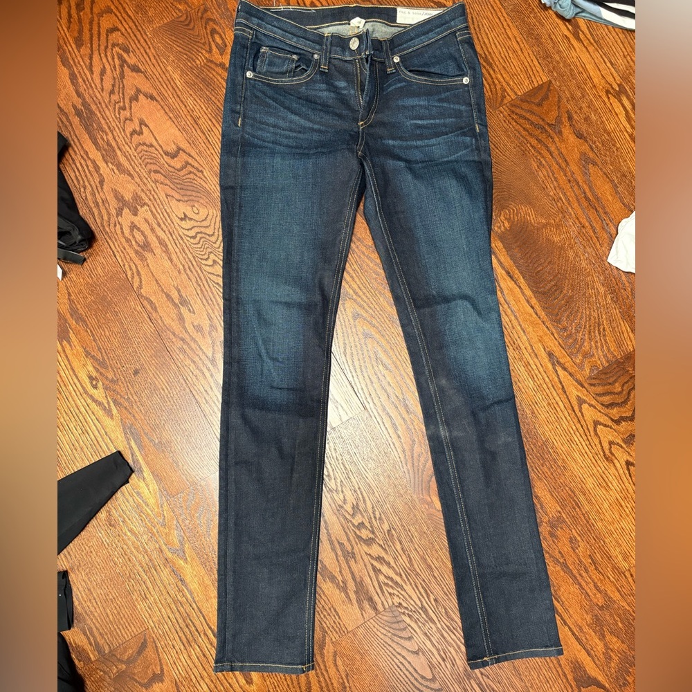 rag & bone Dark Blue Skinny Jeans